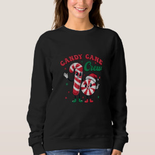 Sudadera Diseño de Candy Cane Crew Navidades