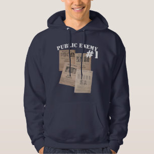Sudadera Diseño de capucha poster número uno del enemigo pú