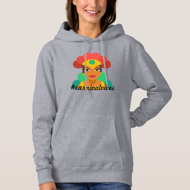 Sudadera Diseño de capucha temática de Carnaval Festival (Anverso)