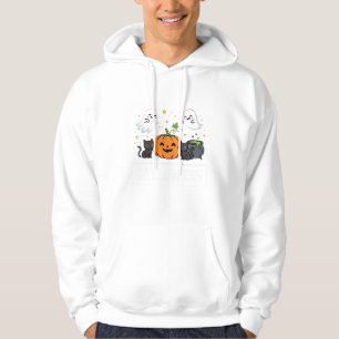 Sudadera Diseño de Catloween Gato Fantasma Lindo Halloween_