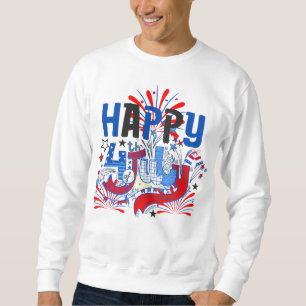 Sudadera Diseño de Celebración Patriótica del 4 de Julio Fe