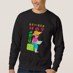 Sudadera Diseño de Chica caliente jubilado para viajes