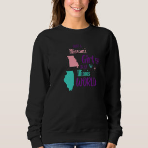 Sudadera Diseño de chica orgullosa Solo una chica de Missou