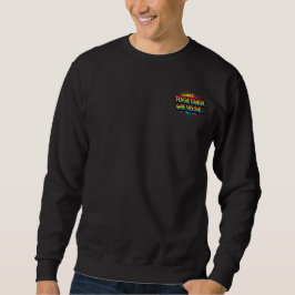 Sudadera Diseño de cita de arcoíris Juntos Nos Elevamos
