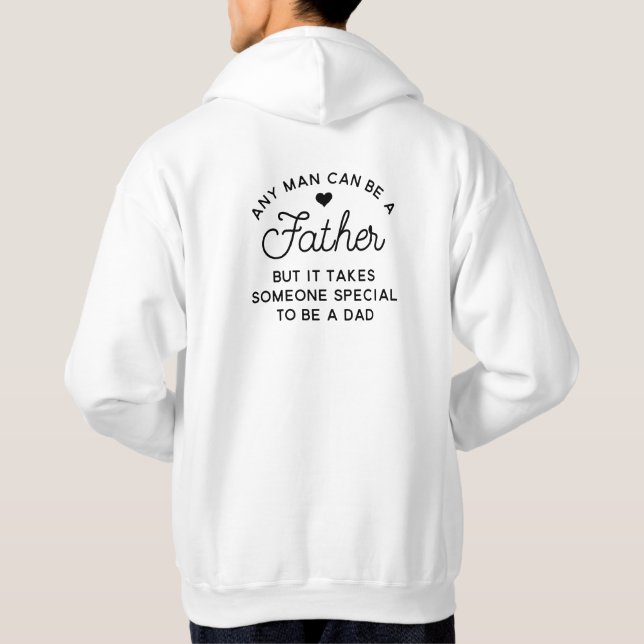 Sudadera Diseño de citas para papá especial (Reverso)