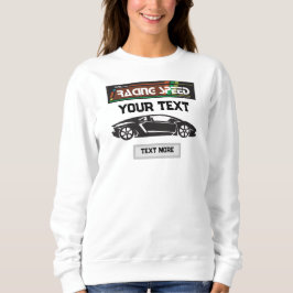 Sudadera Diseño de Coche de Velocidad de Carreras – Perform