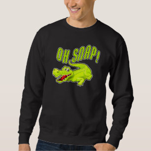 Sudadera Diseño de cocodrilo lagarto Oh Zoo Snap