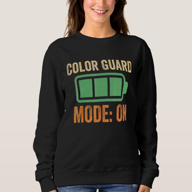 Sudadera Diseño de Color Guard Mode en batería (Anverso)