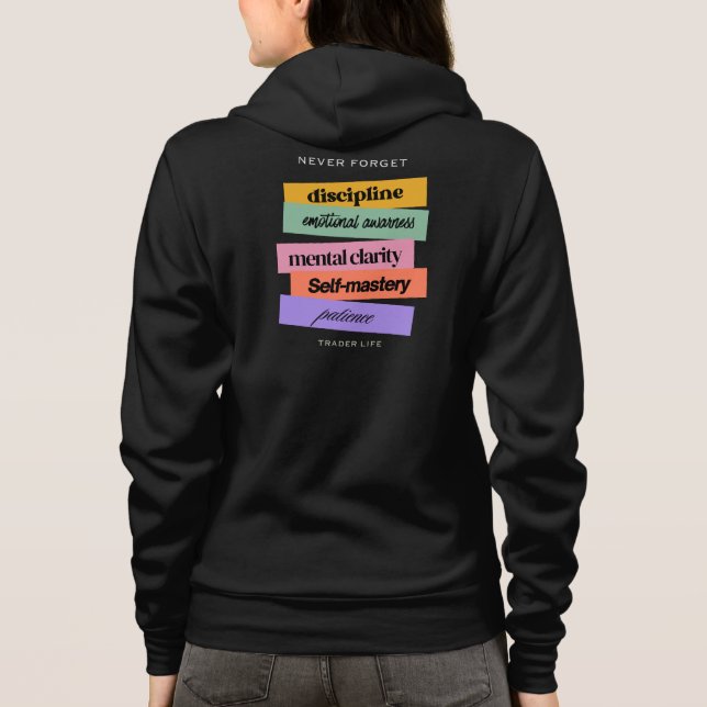 Sudadera Diseño de comercio | Recordatorio | Motivación (Reverso)