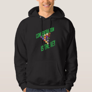 Sudadera Diseño de Concentración de Taco de Billar