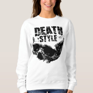 Sudadera Diseño de cráneo estilo muerte