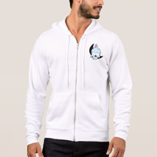 Sudadera Diseño de cráneo oscuro y vela de luna   Impresión