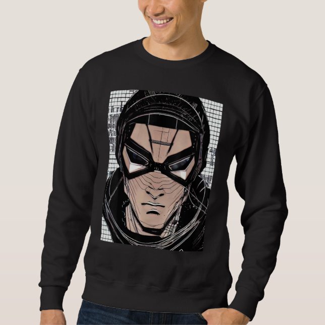 Sudadera Diseño de Cyberpunk Hacker Computer Geek (Anverso)