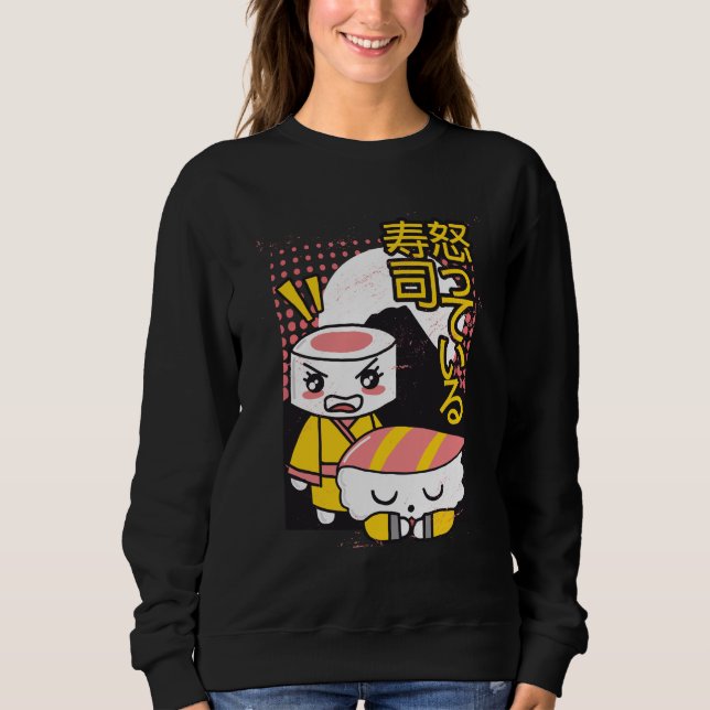 Sudadera Diseño de dibujos animados de luchadores de karate (Anverso)