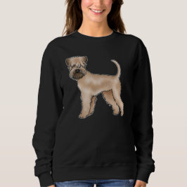 Sudadera Diseño de dibujos animados de perro Terrier de tri