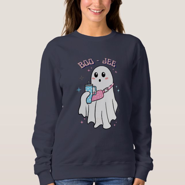 Sudadera Diseño de disfraces de Halloween con fantasía y fa (Anverso)