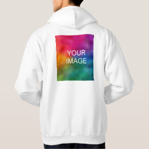 Sudadera Diseño de doble cara Añadir logotipo de imagen bás