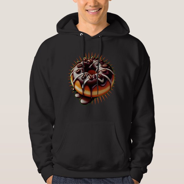 Sudadera diseño de donuts divertidos para los amantes (Anverso)