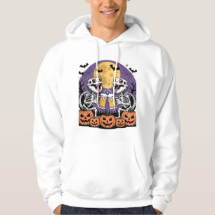 Sudadera Diseño de dragones de esqueleto de remolino o cerv