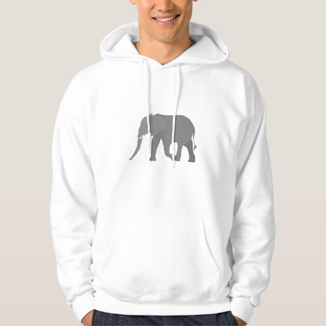 Sudadera Diseño de elefantes (Anverso)