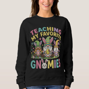Sudadera Diseño de enseñanza de gnomo lindo profesor Enseña