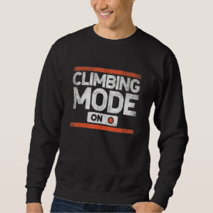Sudadera Diseño de escalador al aire libre de escalada en r