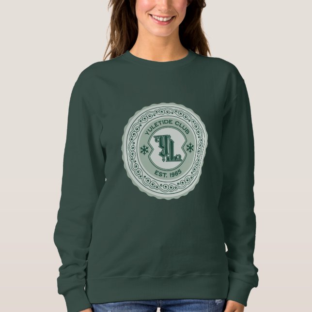 Sudadera Diseño de Escudo de vacaciones Yuletide Club EST.  (Anverso)