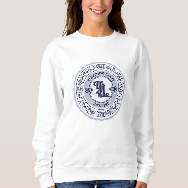 Sudadera Diseño de Escudo de vacaciones Yuletide Club EST.  (Anverso)