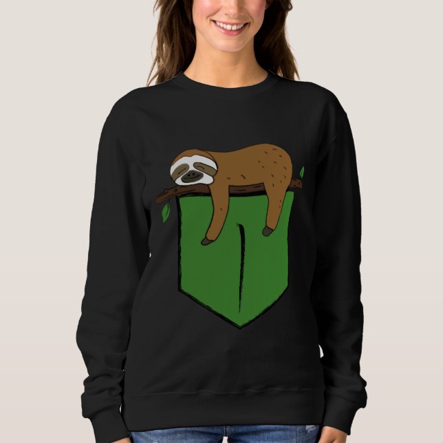 Sudadera Diseño de eslora de bolsillo (Anverso)