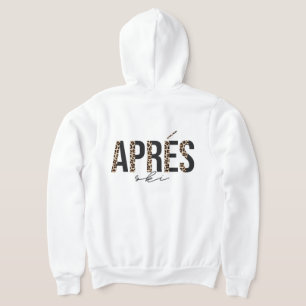 Sudadera Diseño de esquí de Leopard Print Après