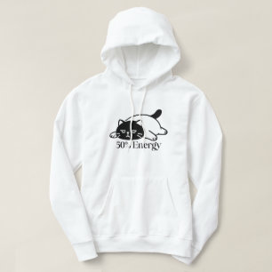 Sudadera Diseño de estado de ánimo de batería baja divertid