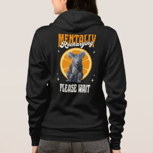 Sudadera Diseño de estado de ánimo introvertido de koala re