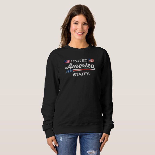 Sudadera Diseño de Estados Unidos de América (Anverso completo)