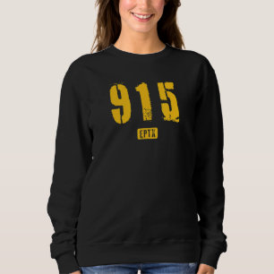 Sudadera Diseño de esténcil para tos de EPTX El Paso TX