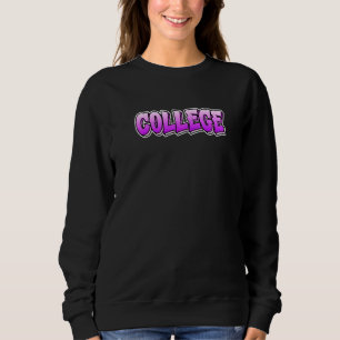 Sudadera Diseño de estilo graffiti universitario que dice U