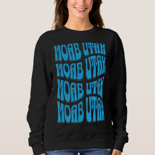 Sudadera Diseño de estilo Moab Utah Retro 60 años 70