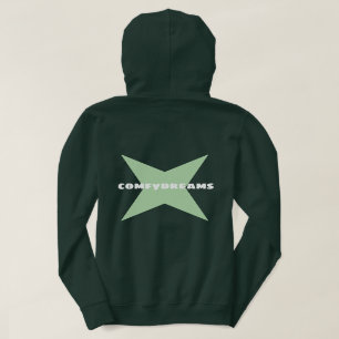 Sudadera diseño de estrella de color verde