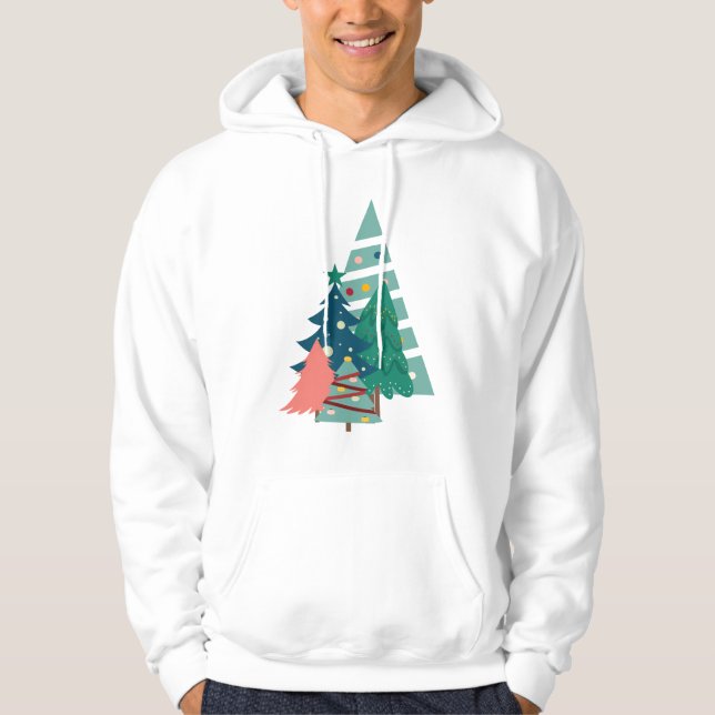 Sudadera Diseño de Evergreens de vacaciones (Anverso)