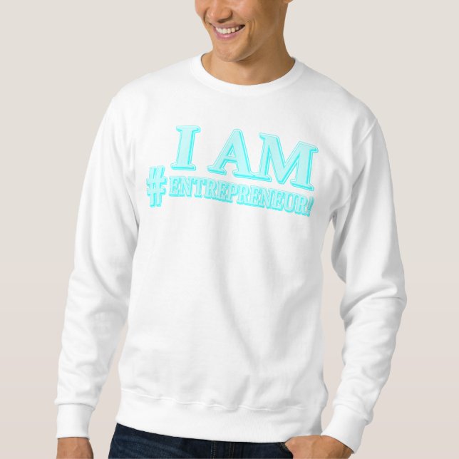 Sudadera Diseño de expresiones "SOY EMPRENDEDOR". ¡Hazte co (Anverso)
