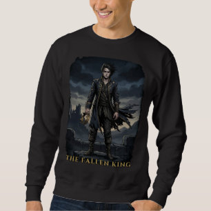 Sudadera Diseño de Fantasía Oscura Gótica del Rey Caído
