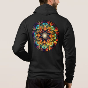 Sudadera Diseño de Flor de Mandala Caleidoscopio-23091