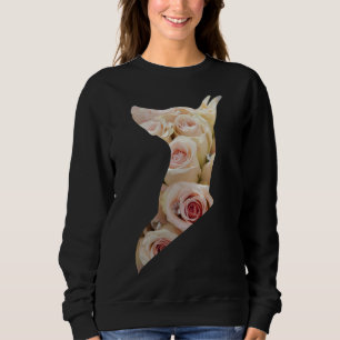 Sudadera Diseño De Flores Doberman Para Dueños De Doberman 
