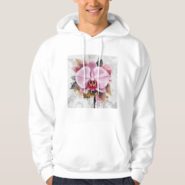 Sudadera Diseño de flores hermosas  (Anverso)