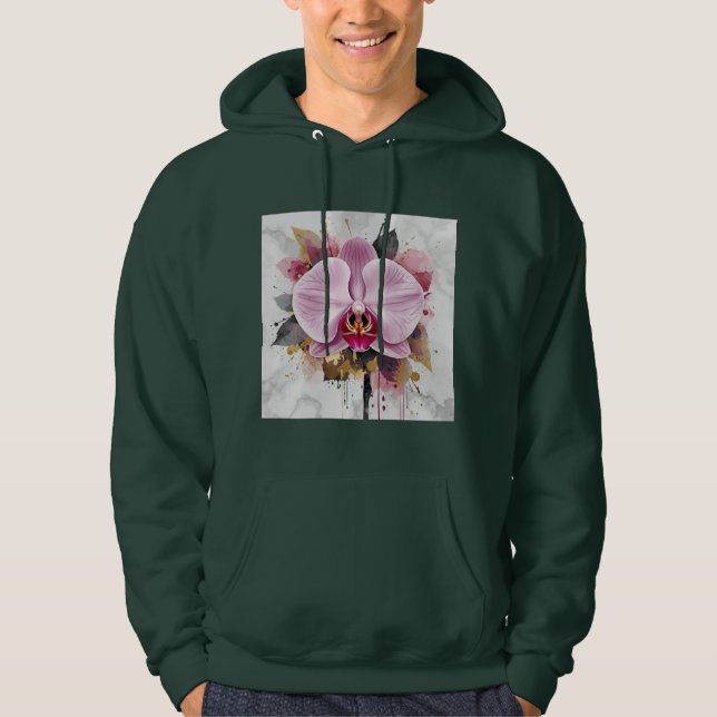 Sudadera Diseño de flores hermosas  (Anverso)