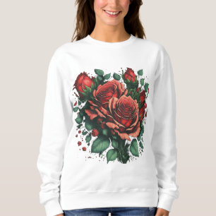 Sudadera Diseño de flores Rosas - Estilo de moda nuevo únic
