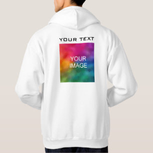 Sudadera Diseño de fondo subir imagen de foto Mens Modern B