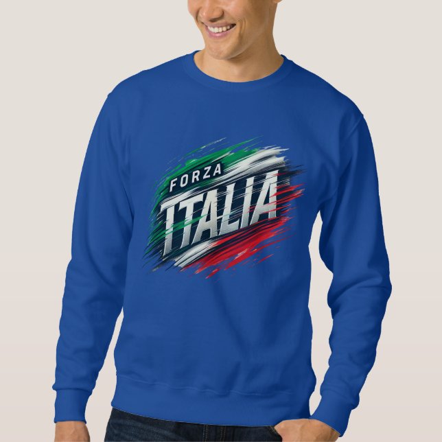 Sudadera Diseño de Forza Italia con efecto dinámico (Anverso)