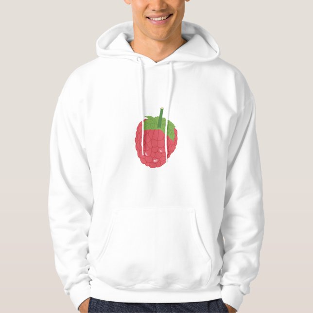 Sudadera Diseño de fruta de frambuesa (Anverso)