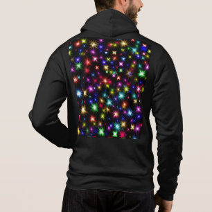 Sudadera Diseño de Fuegos Artificiales de Estrellas Colorid