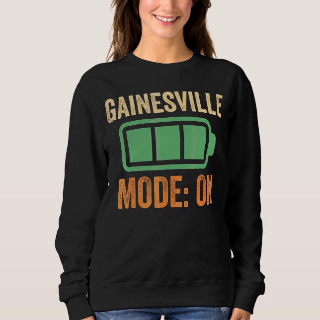 Sudadera Diseño de Gainesville Mode con Batería (Anverso)